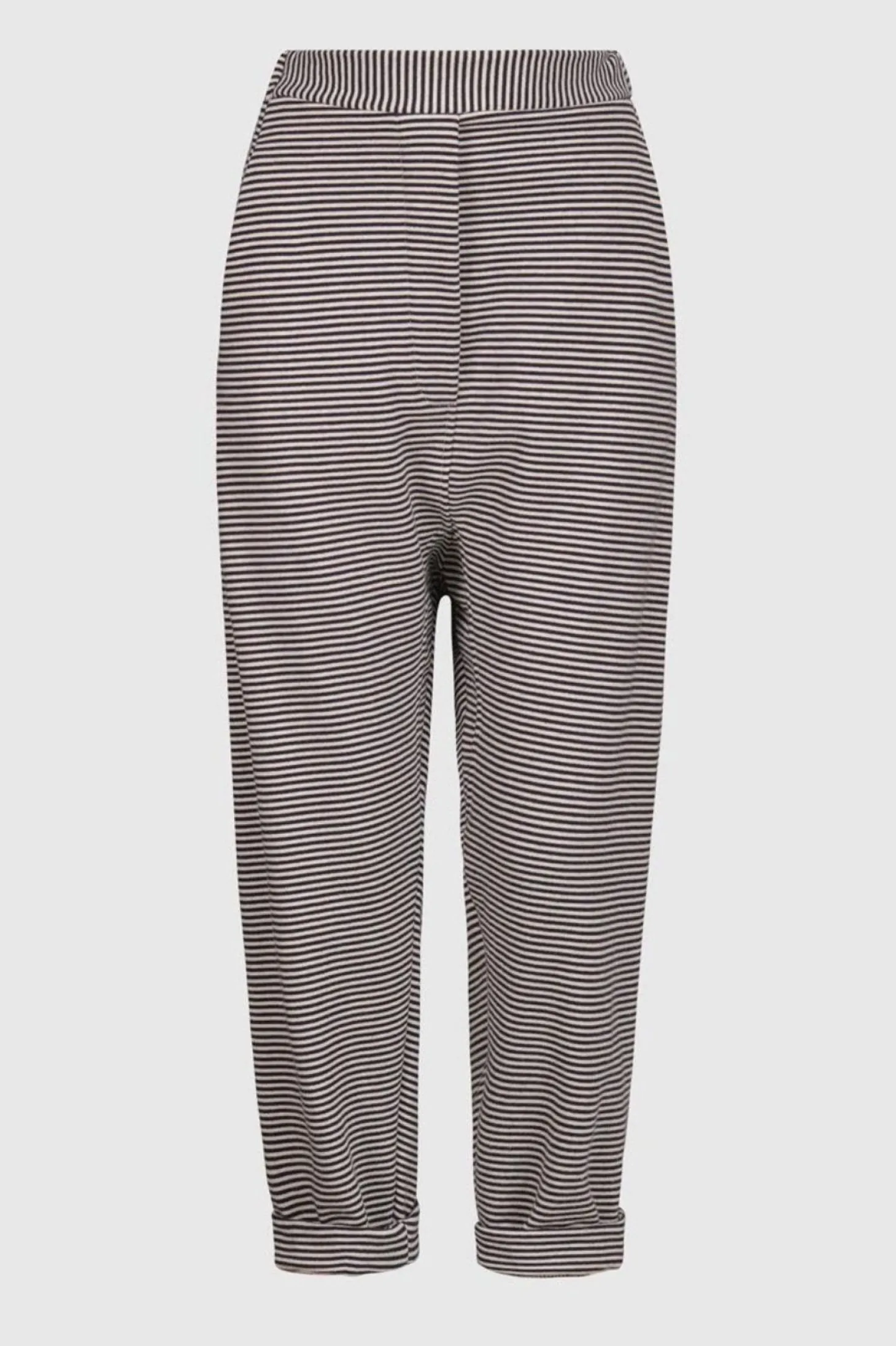 Women Alembika Urban French Terry Trousers, Stripe
