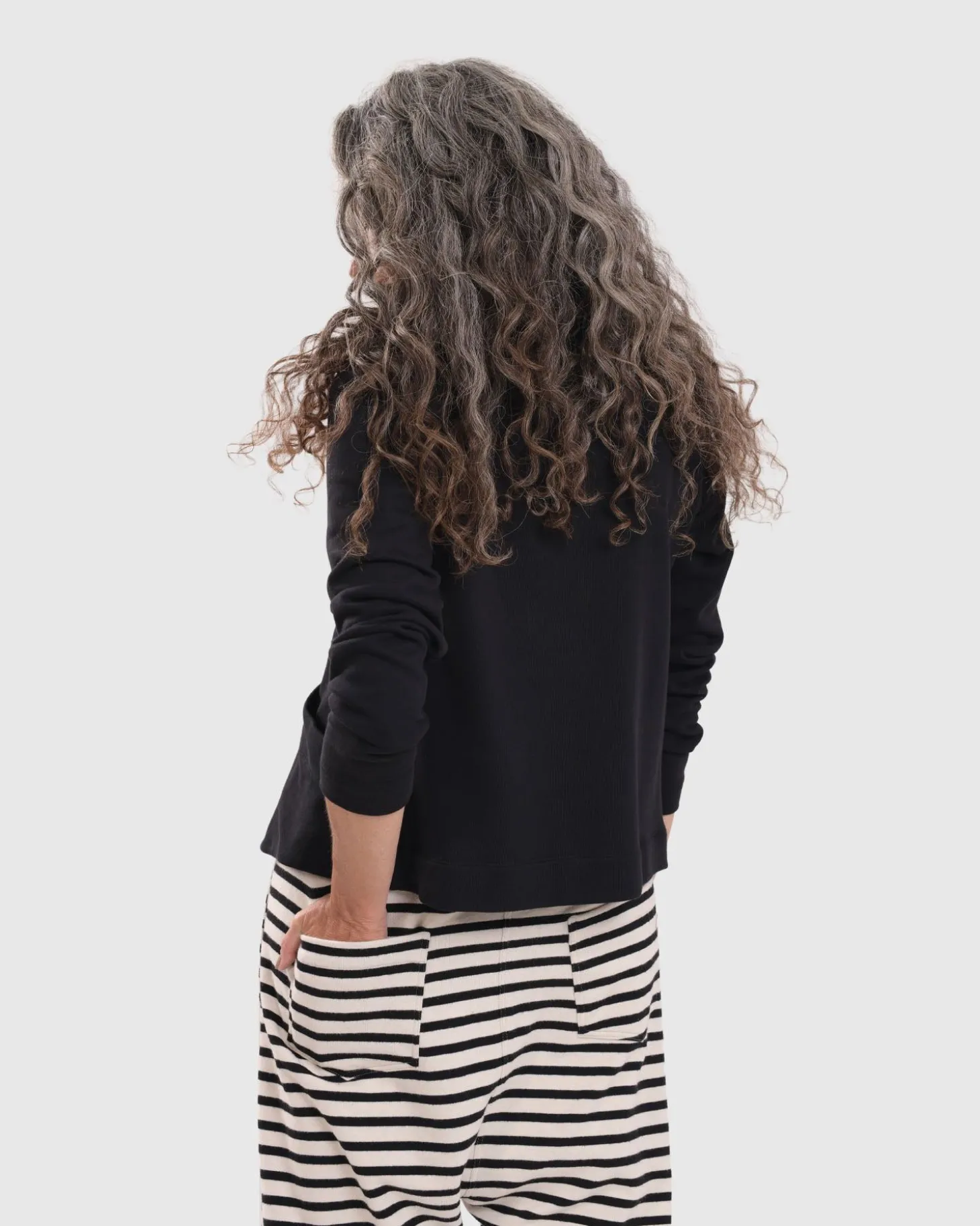 Women Alembika Urban French Terry Trousers, Lines