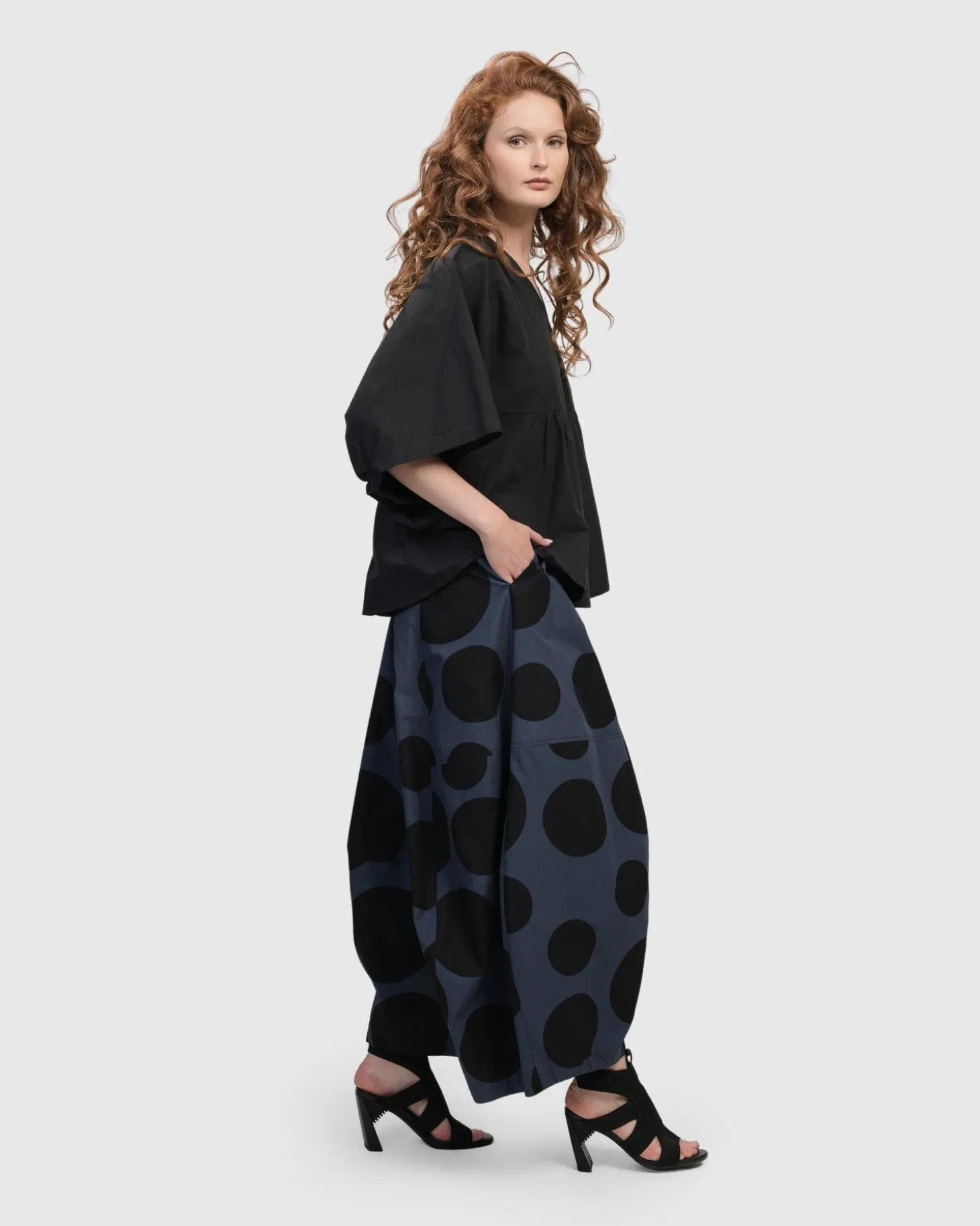 Women Alembika Urban It-Girl Butterfly Blouse, Black