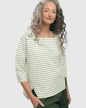 Women Alembika Urban Jagger Stripe Top, Green