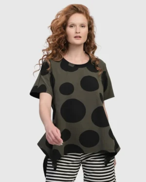 Women Alembika Urban Kiki Relaxed Top, Khaki