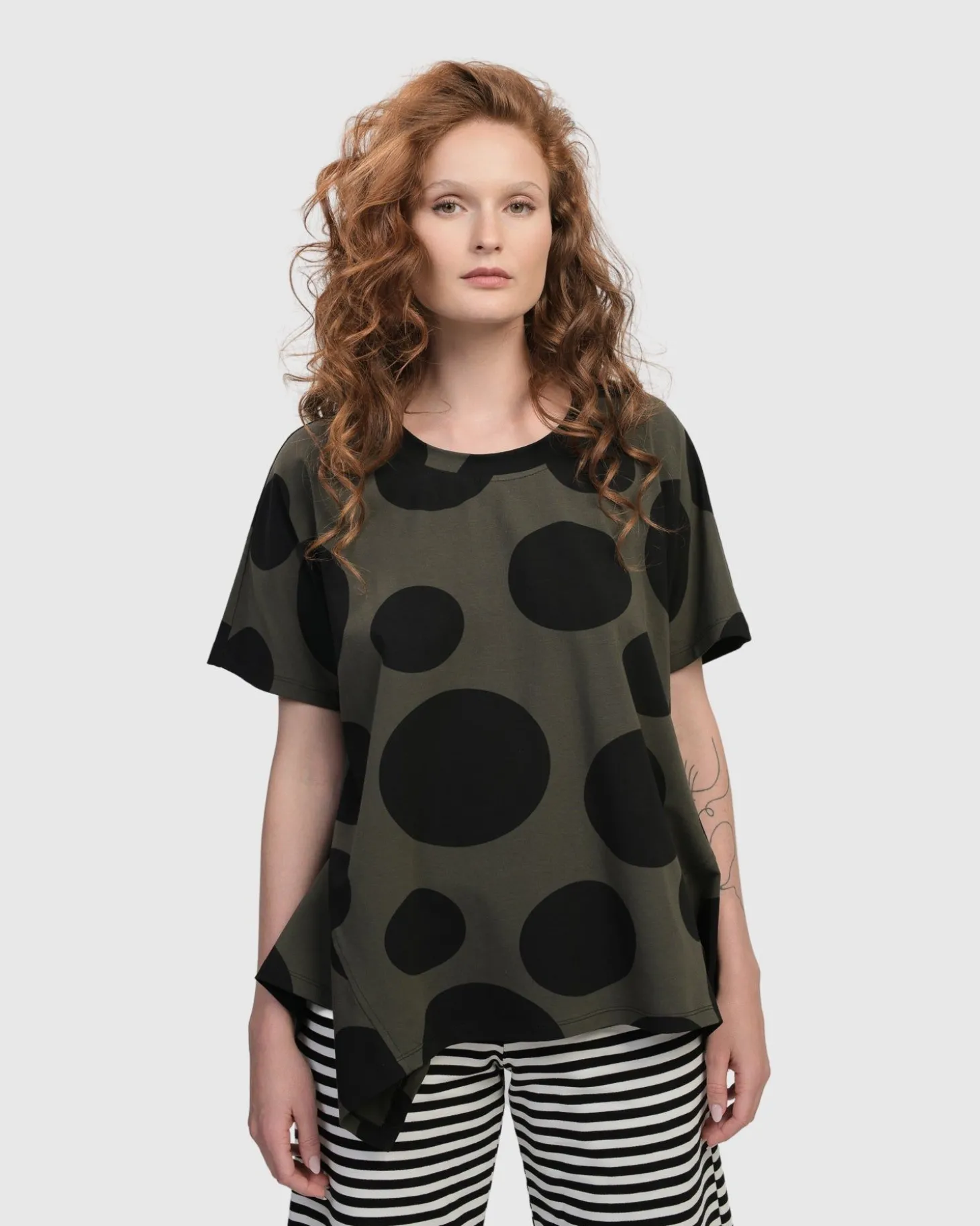 Women Alembika Urban Kiki Relaxed Top, Khaki
