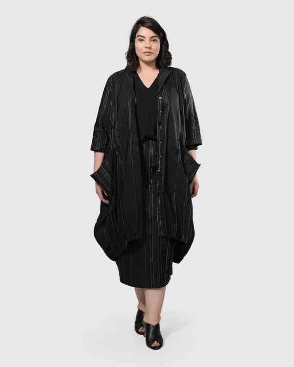 Women Alembika Urban Kylie Topstitched Blazer, Trails