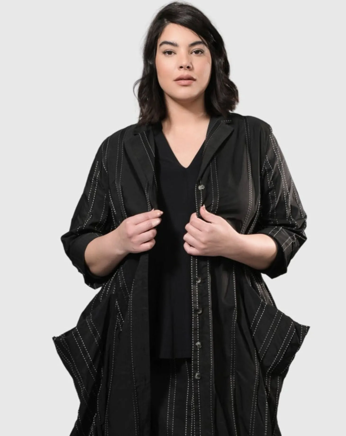 Women Alembika Urban Kylie Topstitched Blazer, Trails
