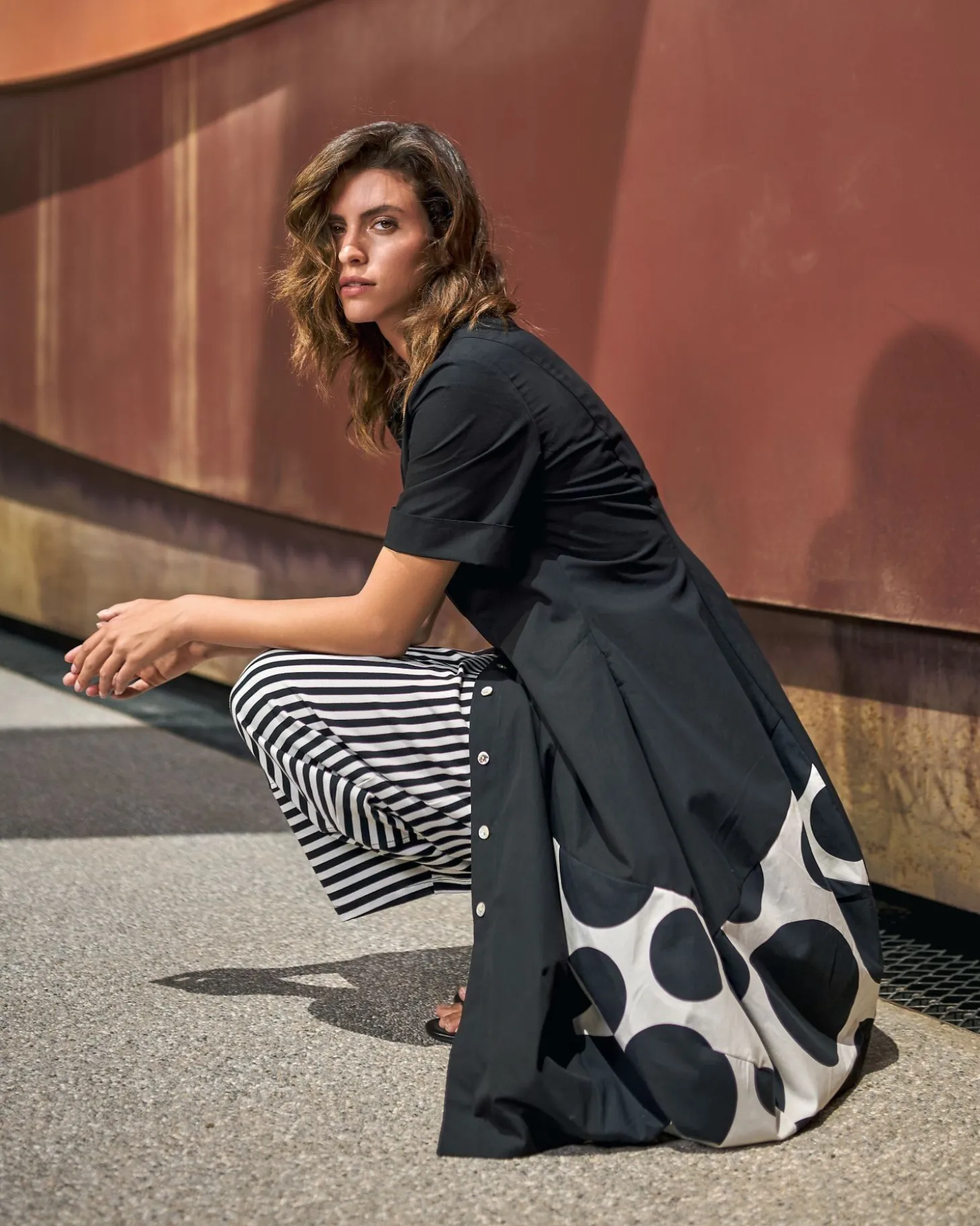 Women Alembika Urban Lafayette Wonderful Shirt Dress, Black
