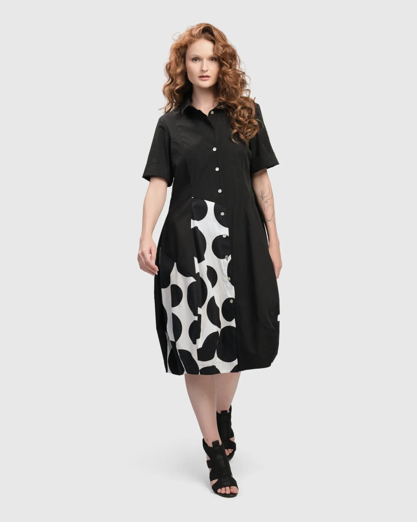 Women Alembika Urban Lafayette Wonderful Shirt Dress, Black