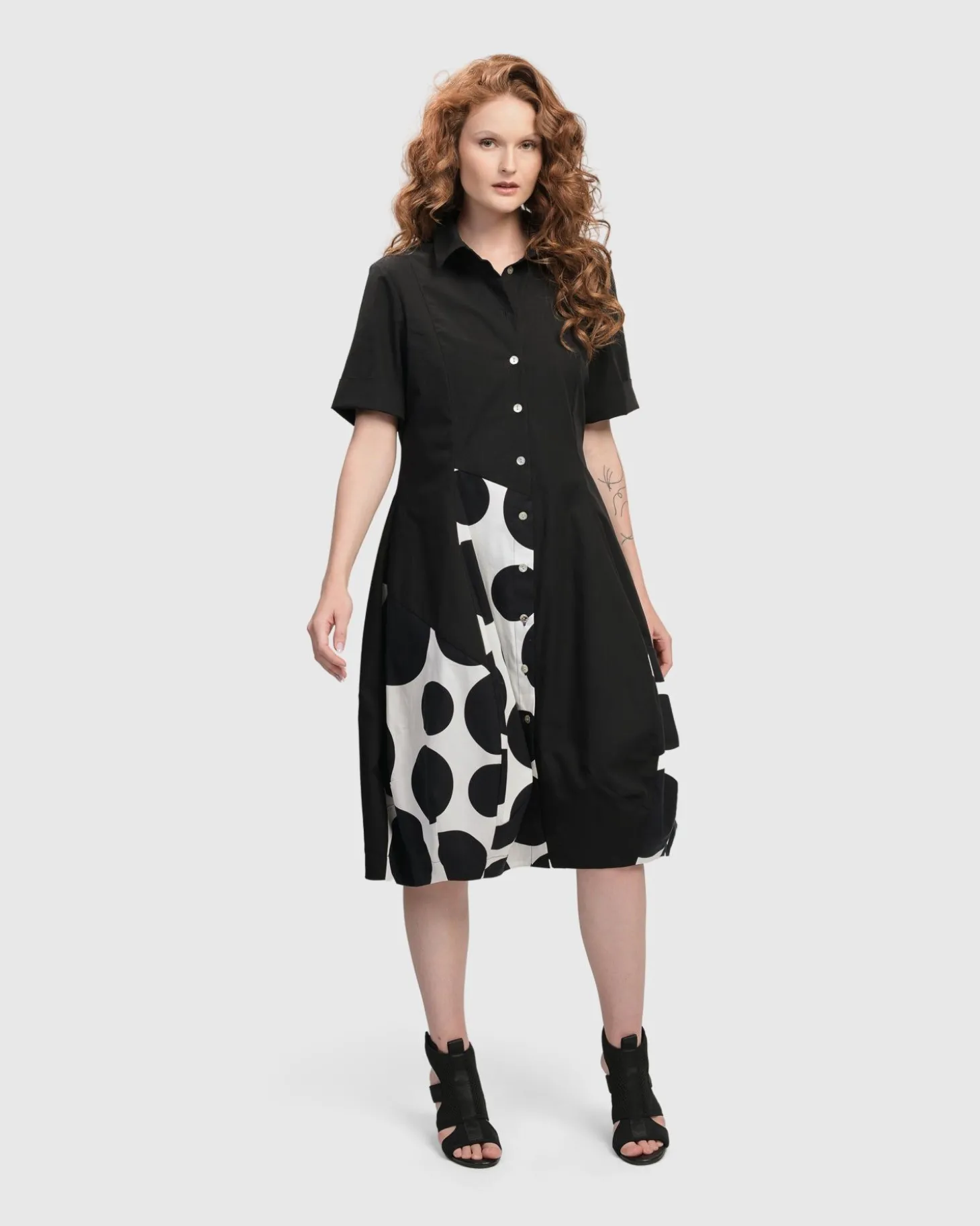 Women Alembika Urban Lafayette Wonderful Shirt Dress, Black