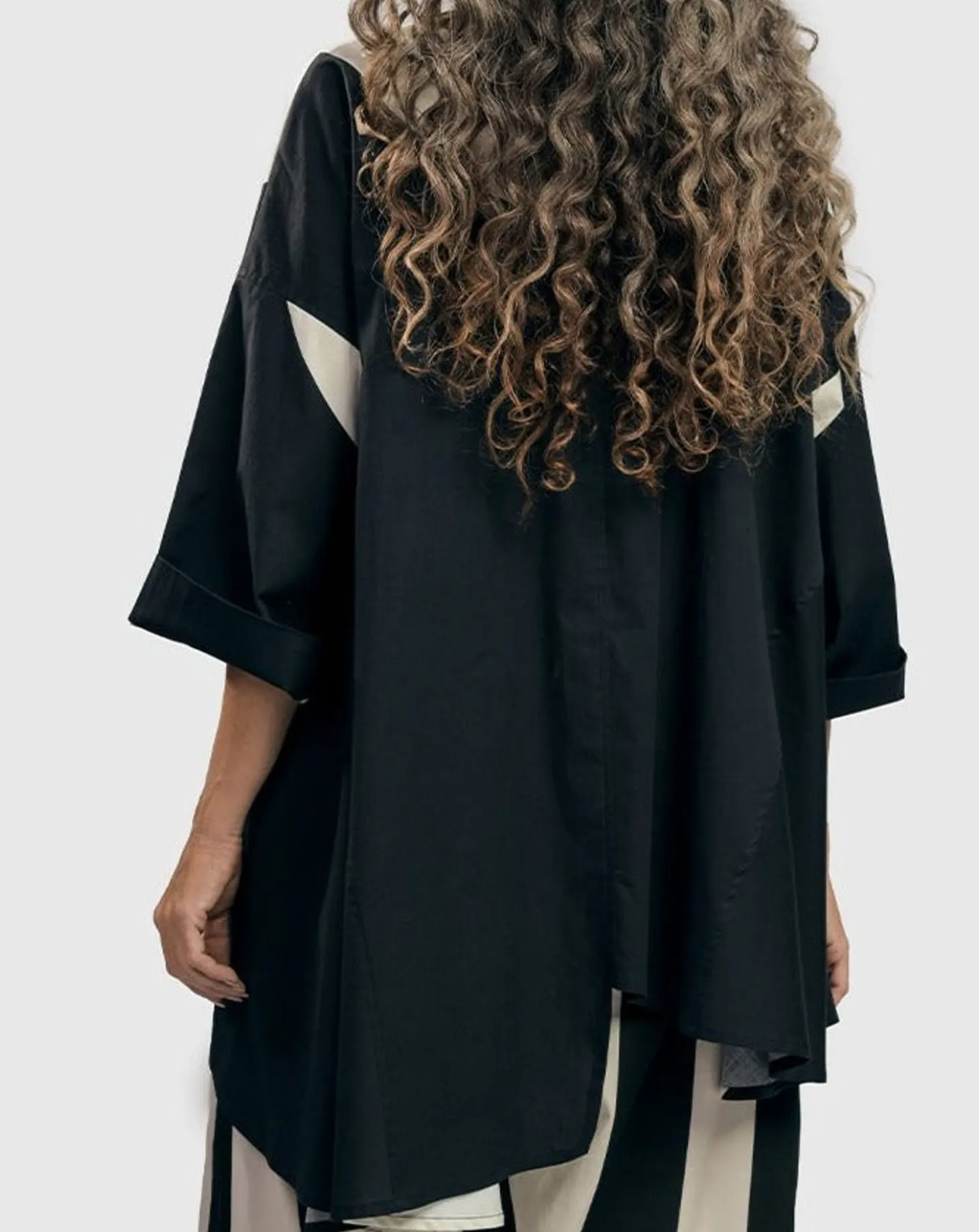 Women Alembika Urban Madison Tunic Shirt, Black/White
