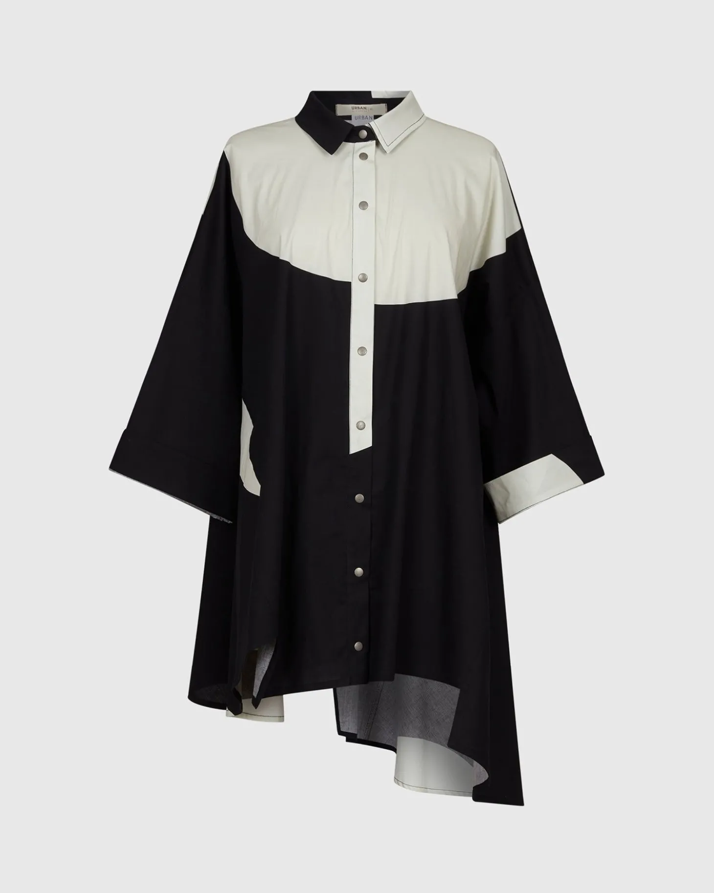 Women Alembika Urban Madison Tunic Shirt, Black/White
