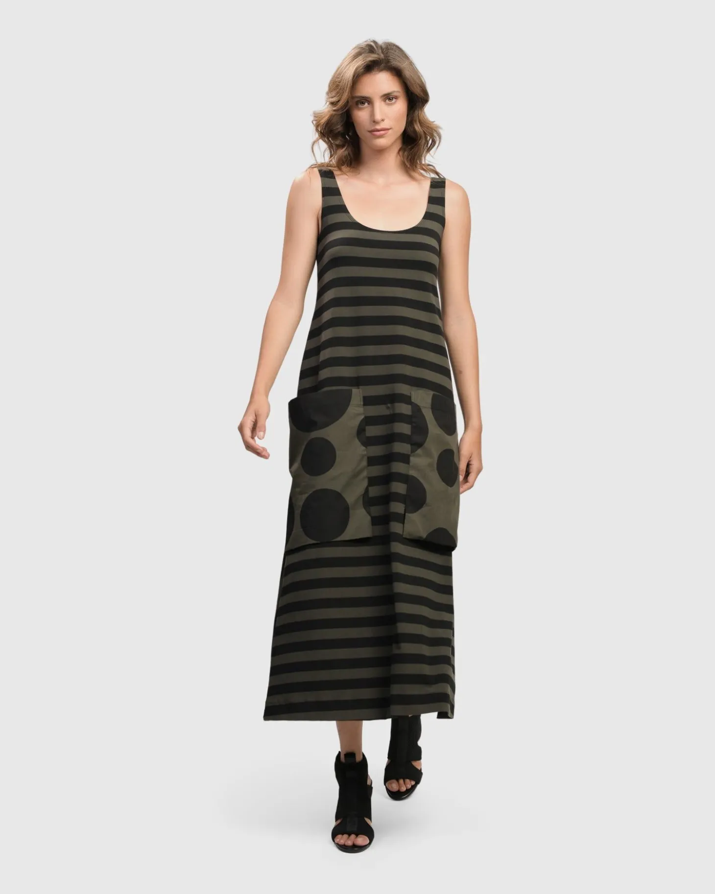 Women Alembika Urban Maxi Tank Dress, Khaki