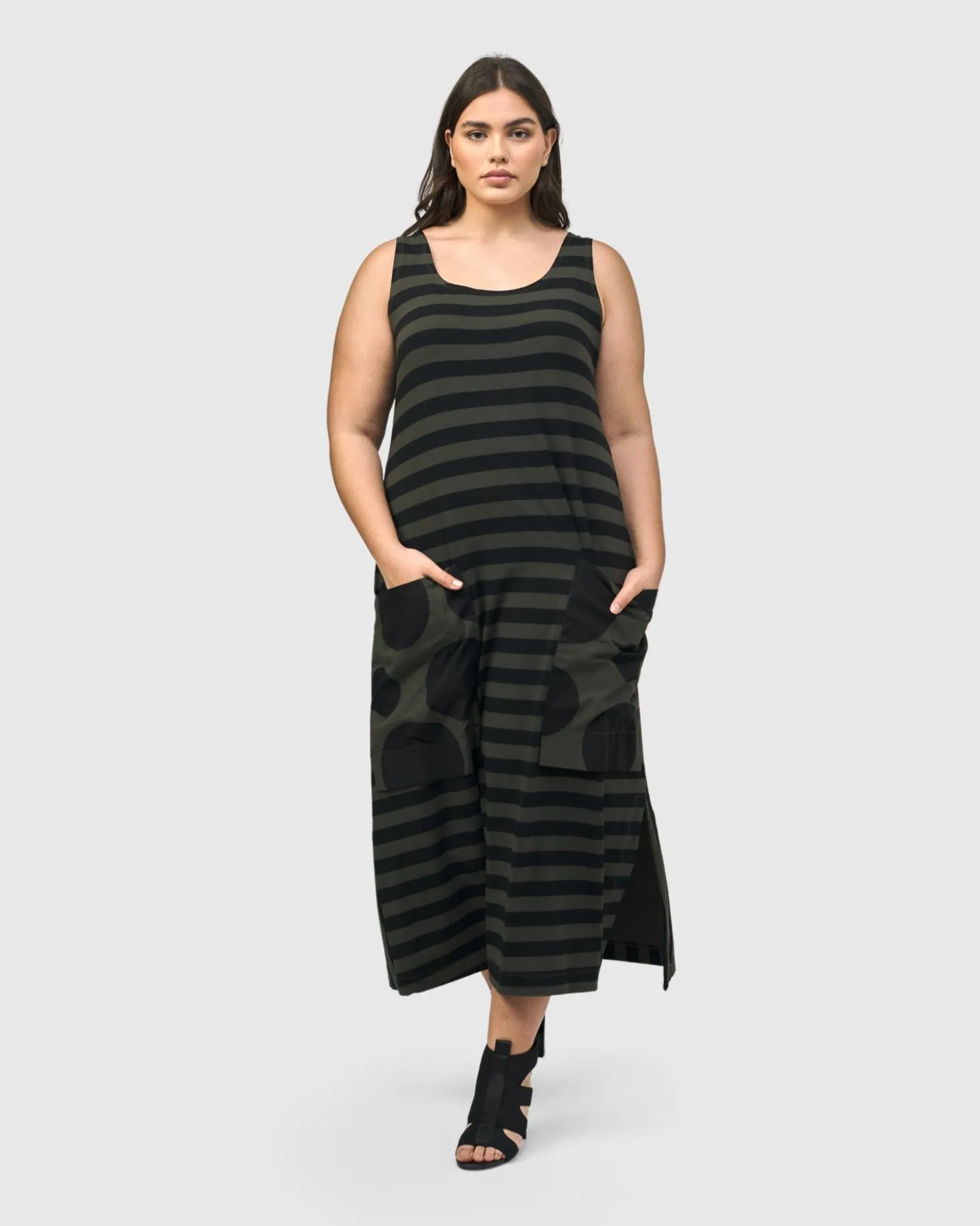 Women Alembika Urban Maxi Tank Dress, Khaki