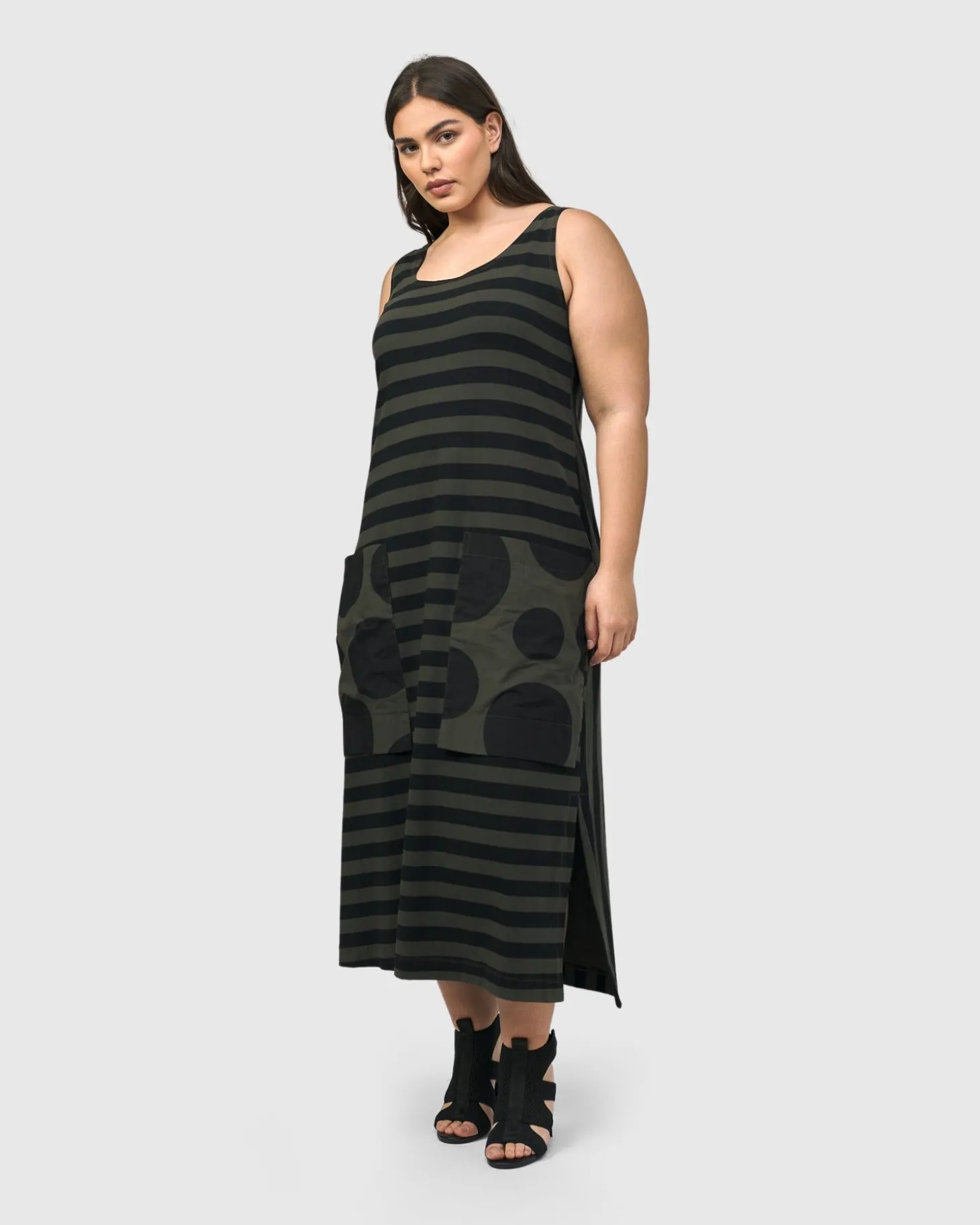 Women Alembika Urban Maxi Tank Dress, Khaki