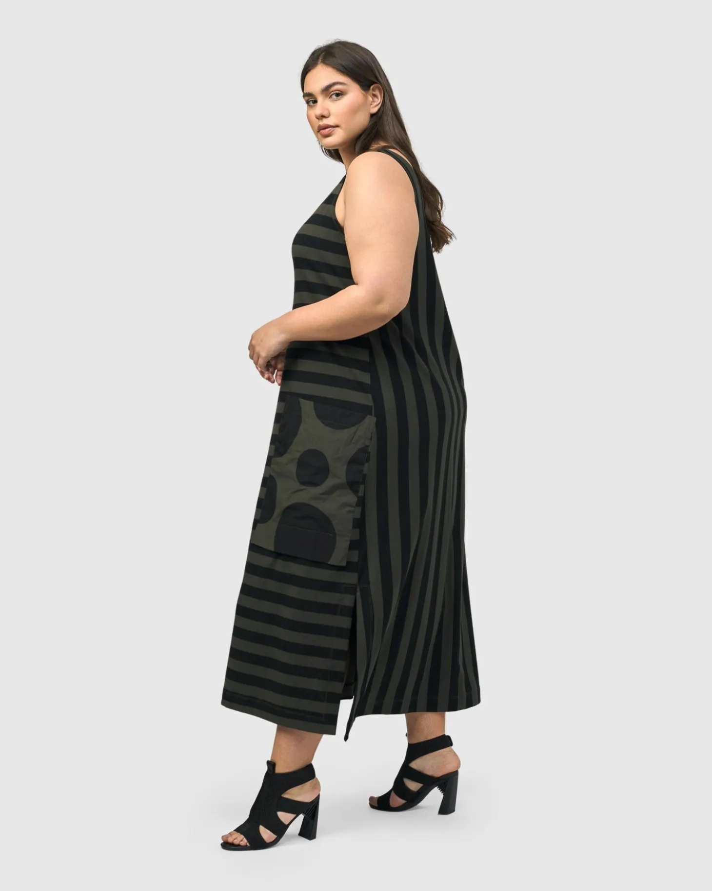 Women Alembika Urban Maxi Tank Dress, Khaki