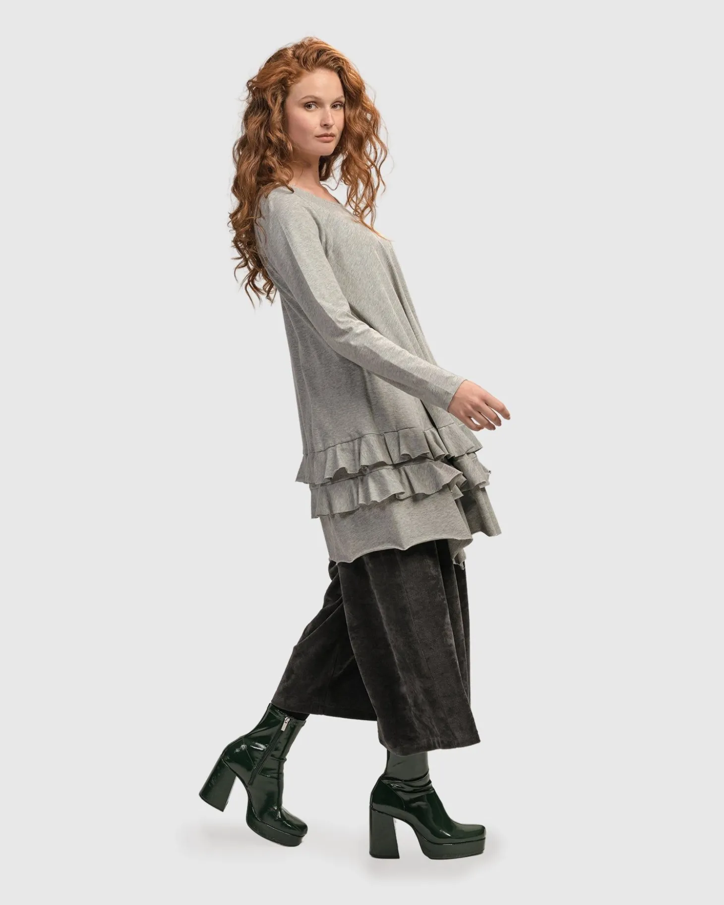 Women Alembika Urban Options Top, Gray