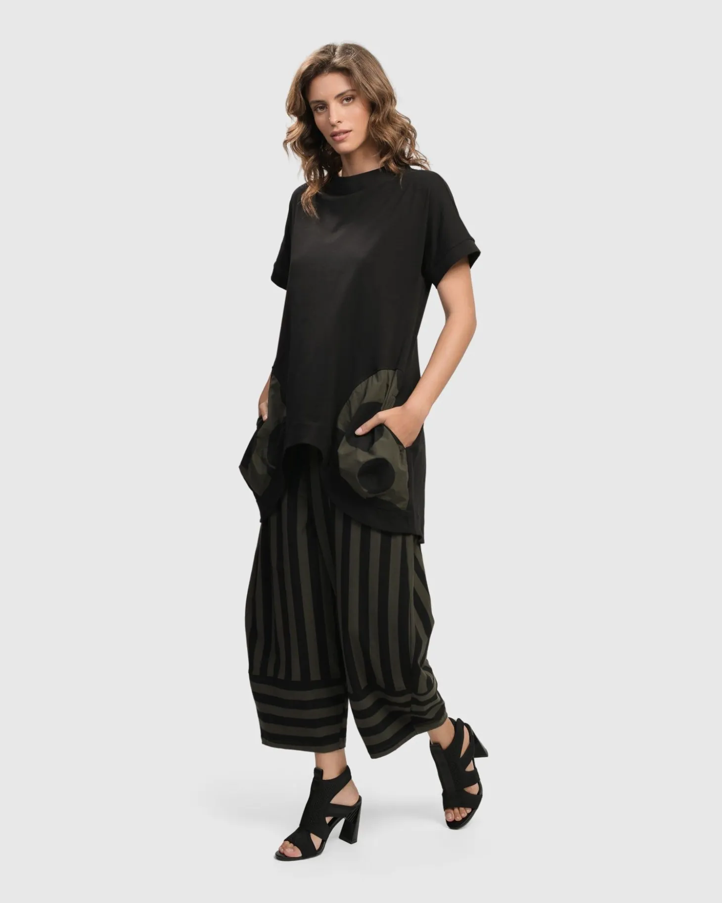 Women Alembika Urban Orion Lantern Pants, Khaki