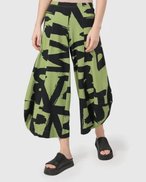 Women Alembika Urban Ripley Punto Pants, Green Marker