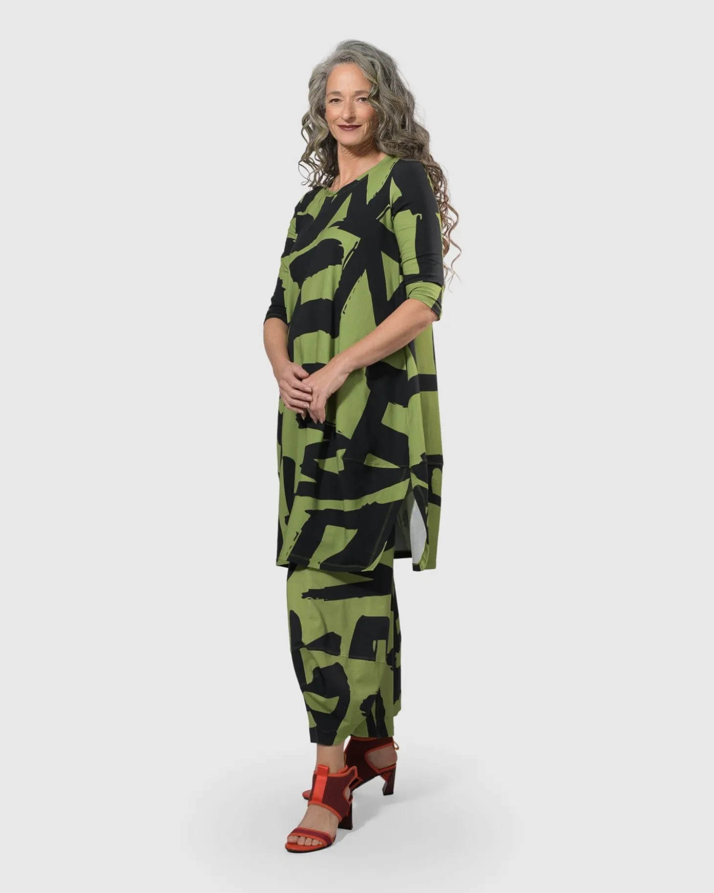 Women Alembika Urban Ripley Punto Pants, Green Marker