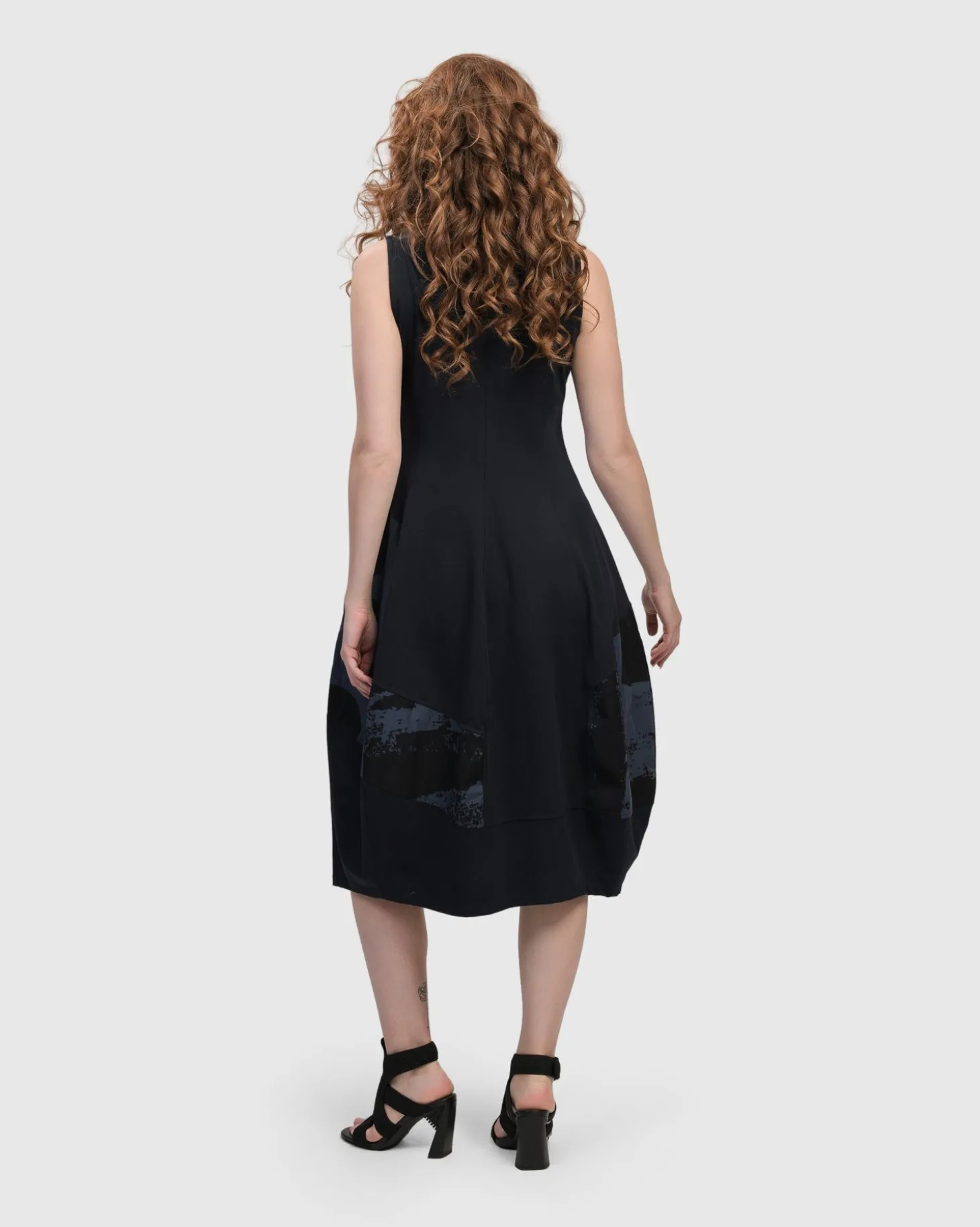 Women Alembika Urban Sleeveless Cocoon Dress, Navy
