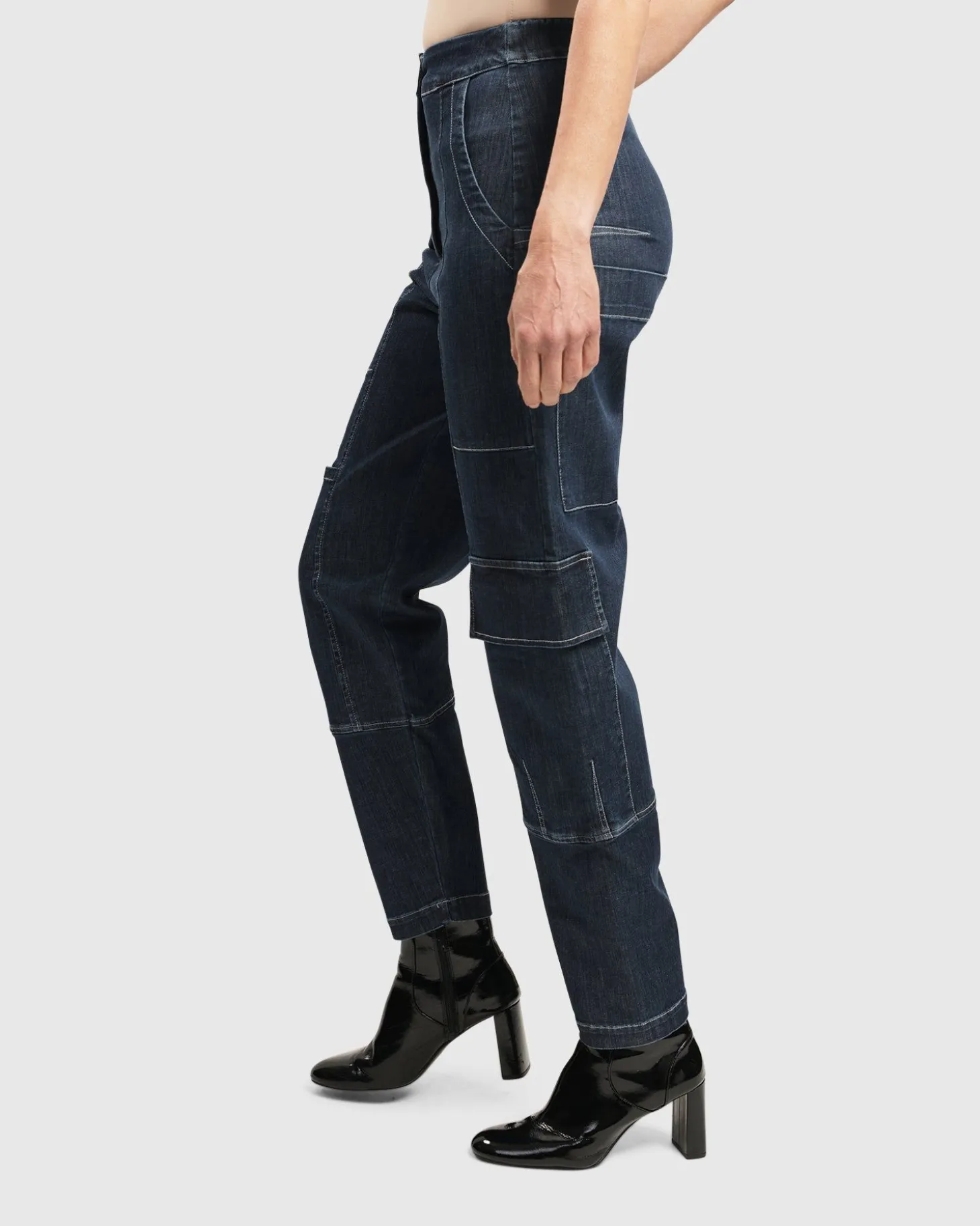 Women Alembika Urban Strut Pants, Denim