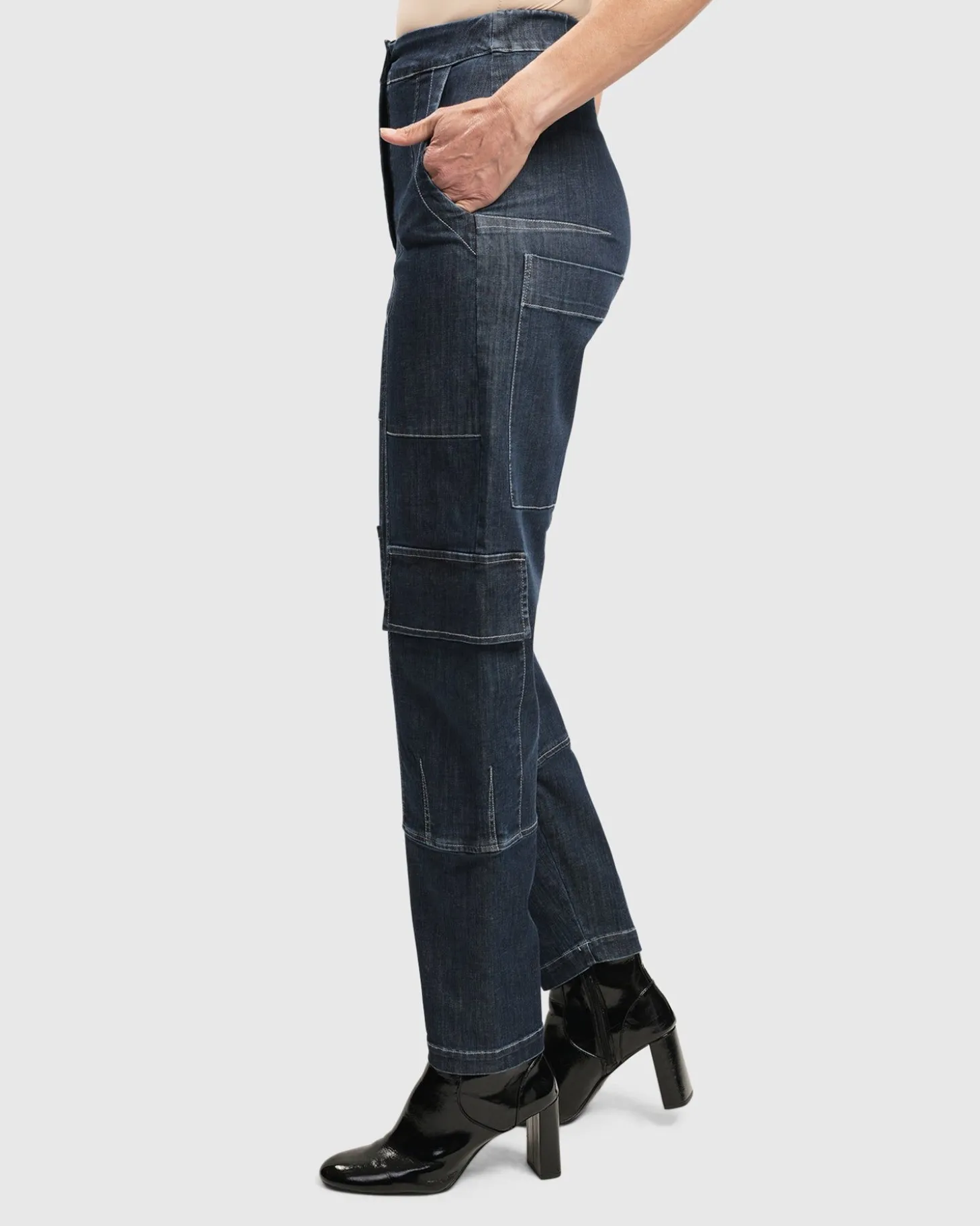Women Alembika Urban Strut Pants, Denim