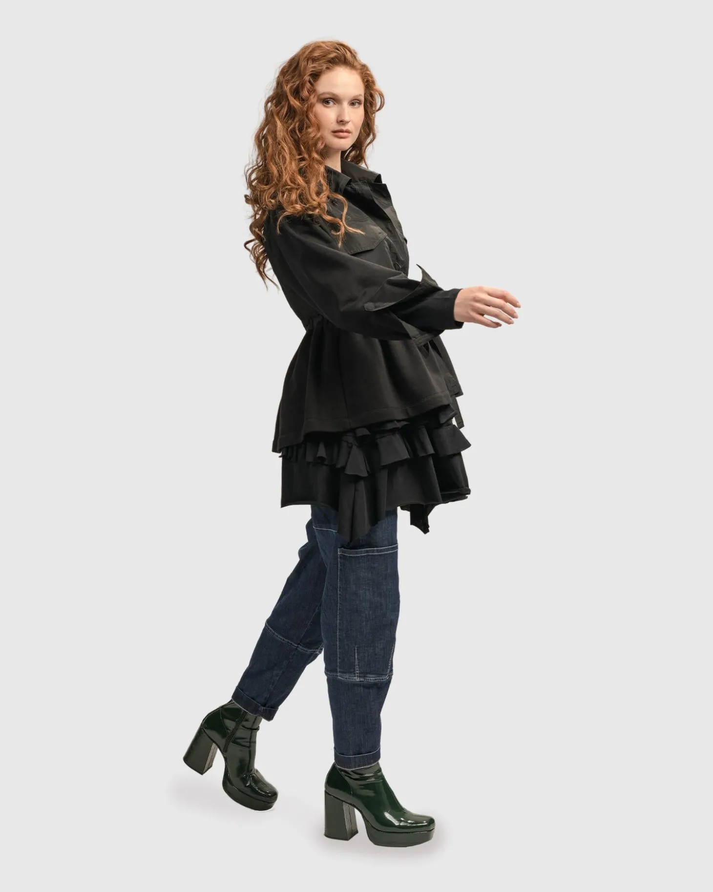 Women Alembika Urban Strut Poker Jacket, Black