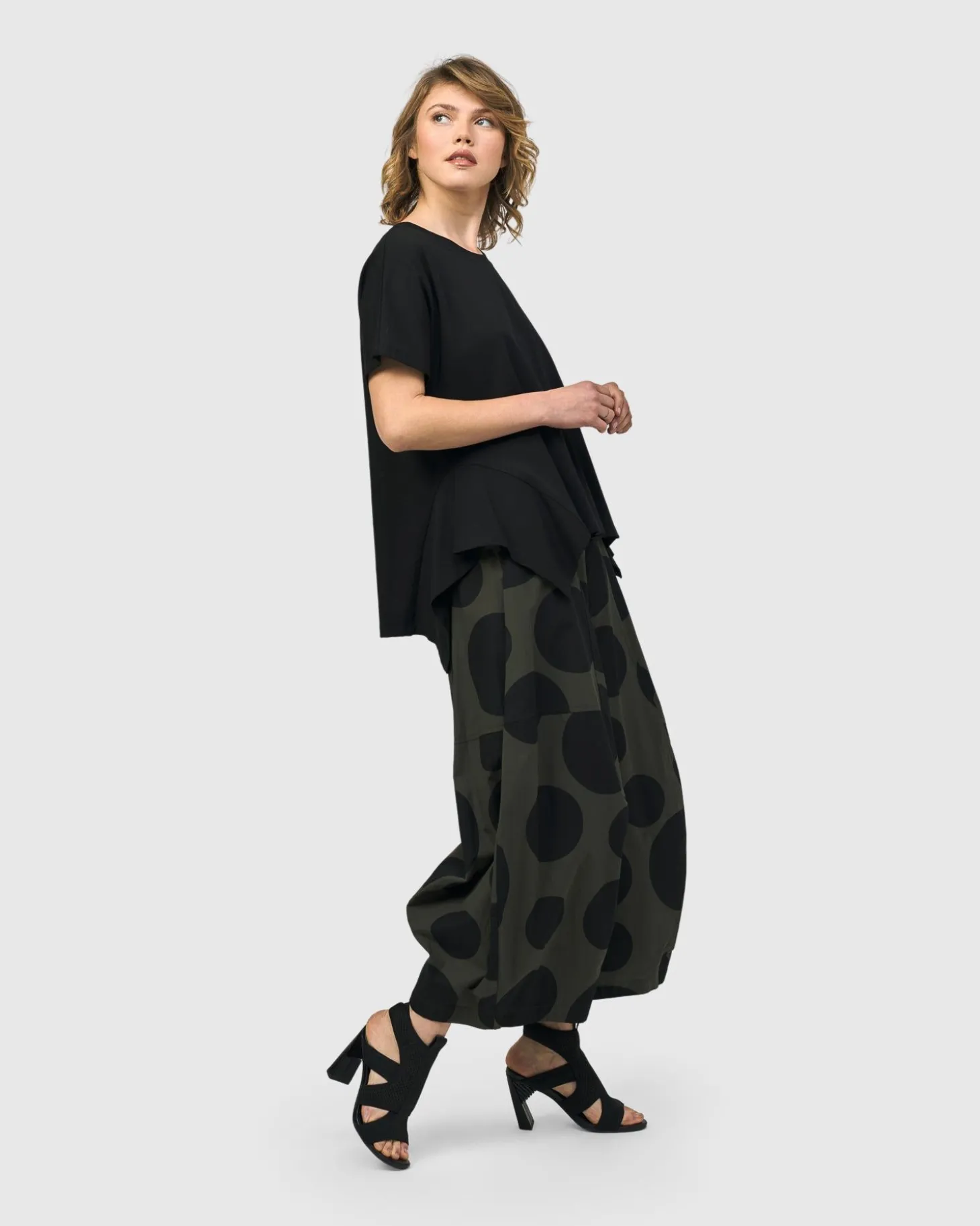 Women Alembika Urban Yamamoto Relaxed Top, Black