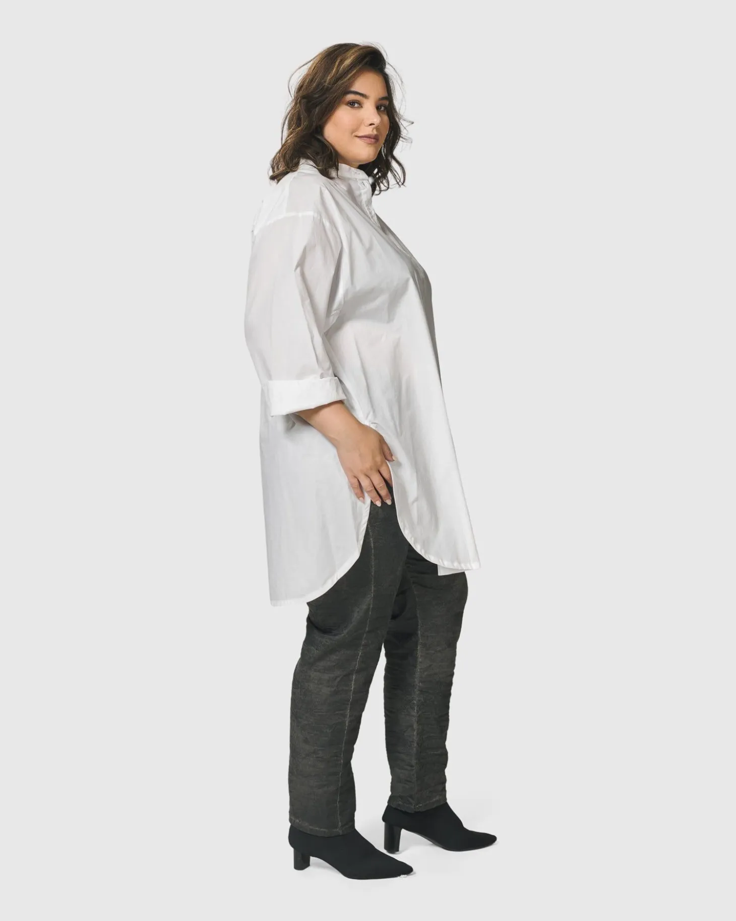 Women Alembika Urban Zen Tunic Top, White