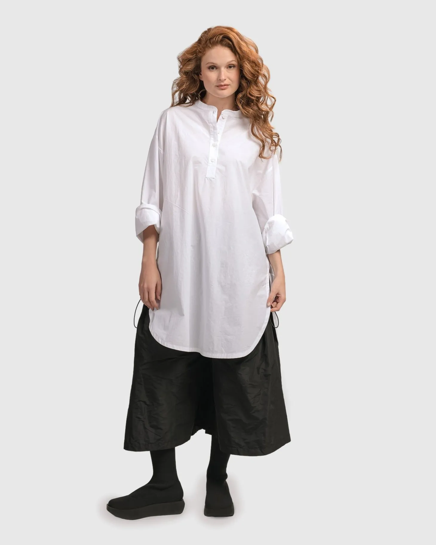 Women Alembika Urban Zen Tunic Top, White