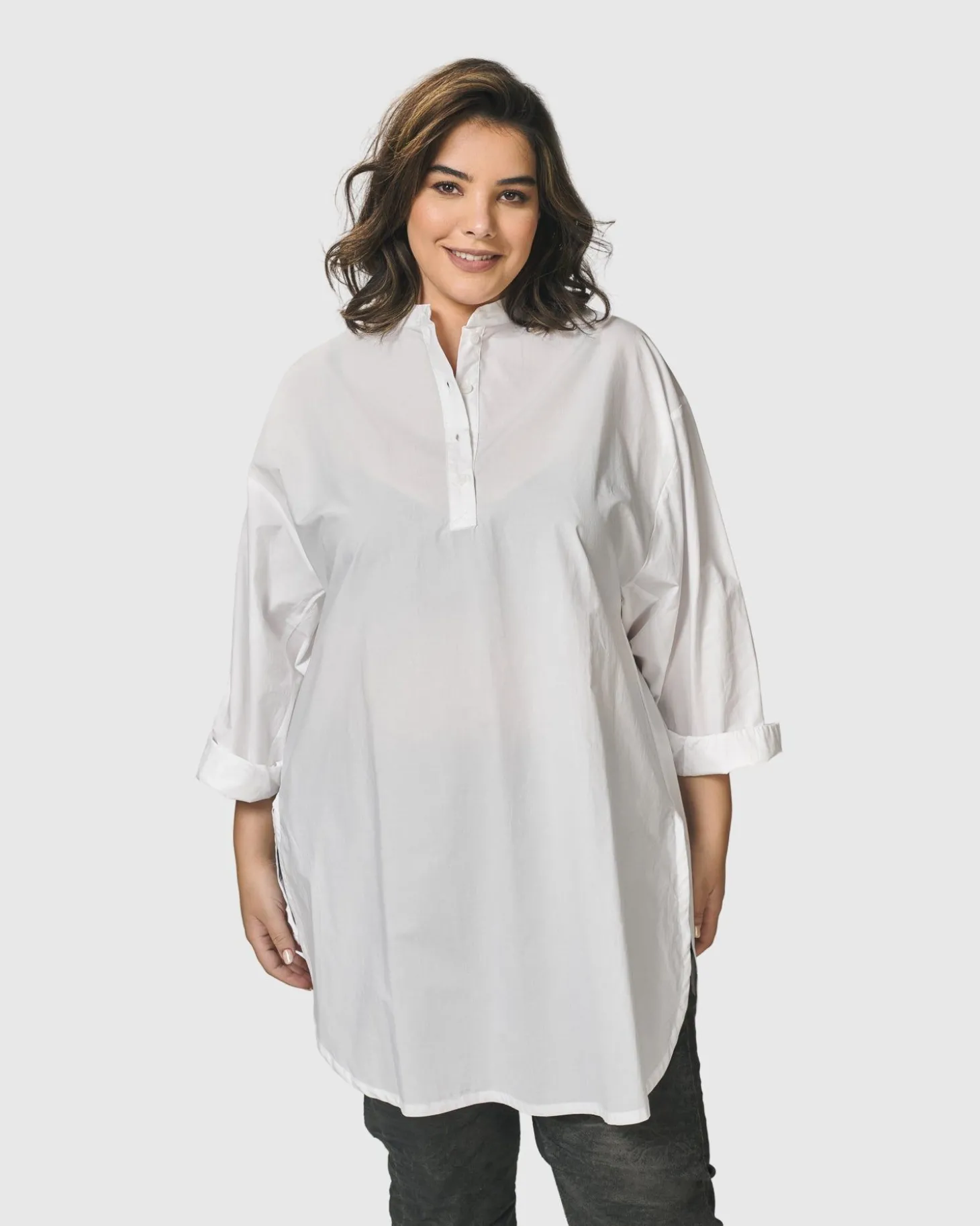 Women Alembika Urban Zen Tunic Top, White