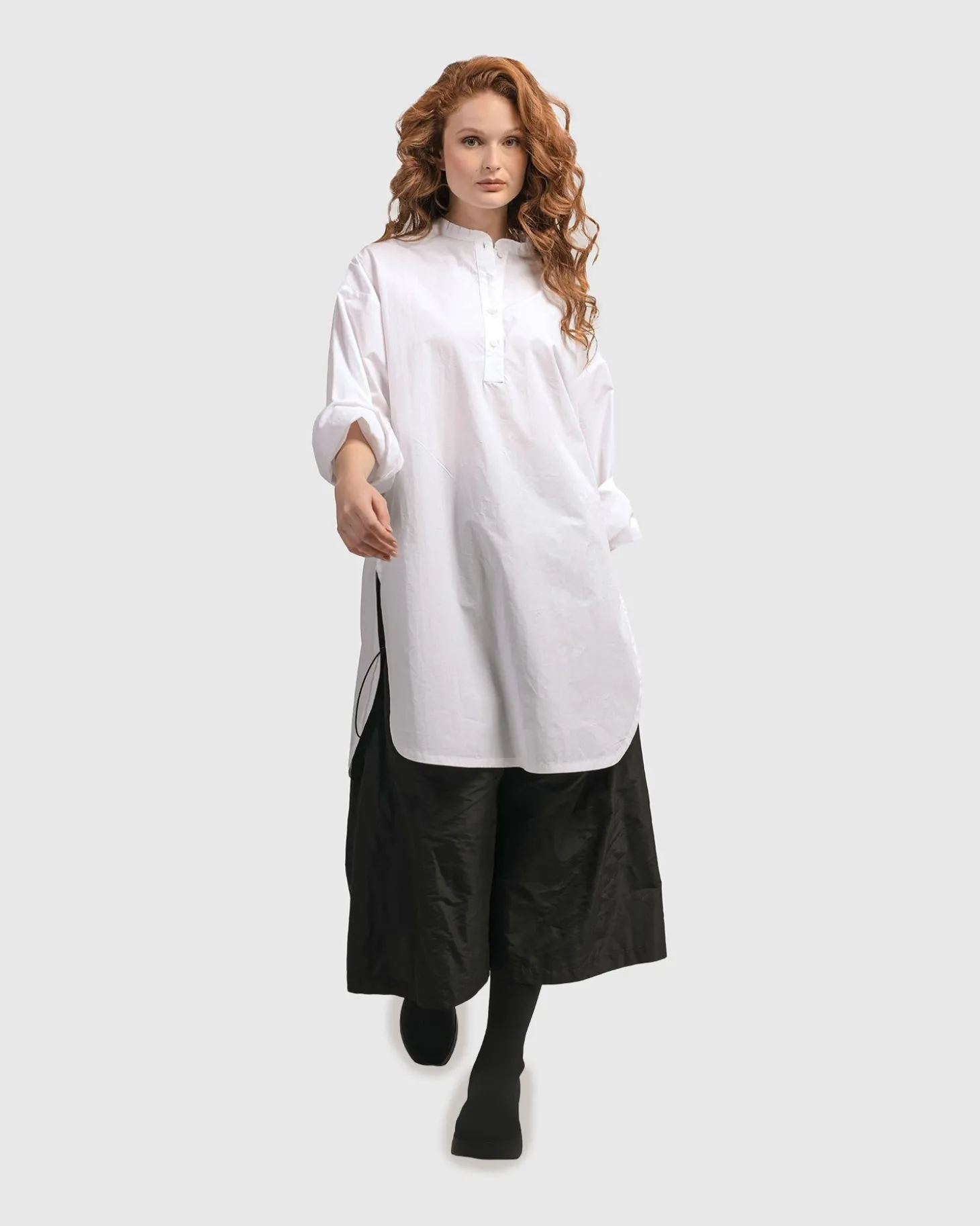 Women Alembika Urban Zen Tunic Top, White