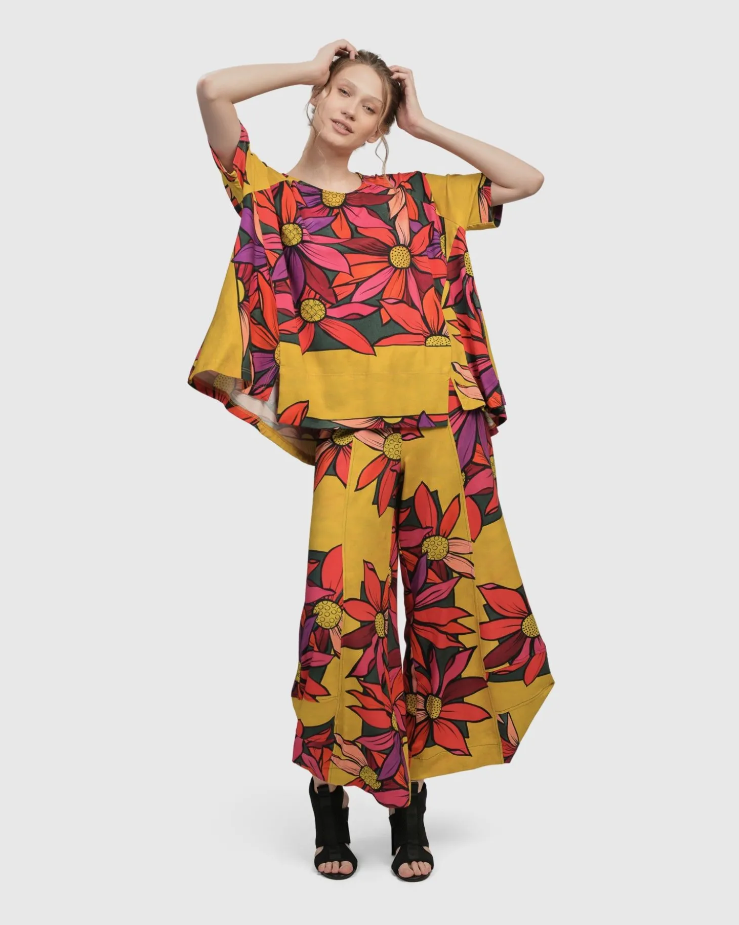 Women Alembika Wildflower Punto Pants, Bouquet