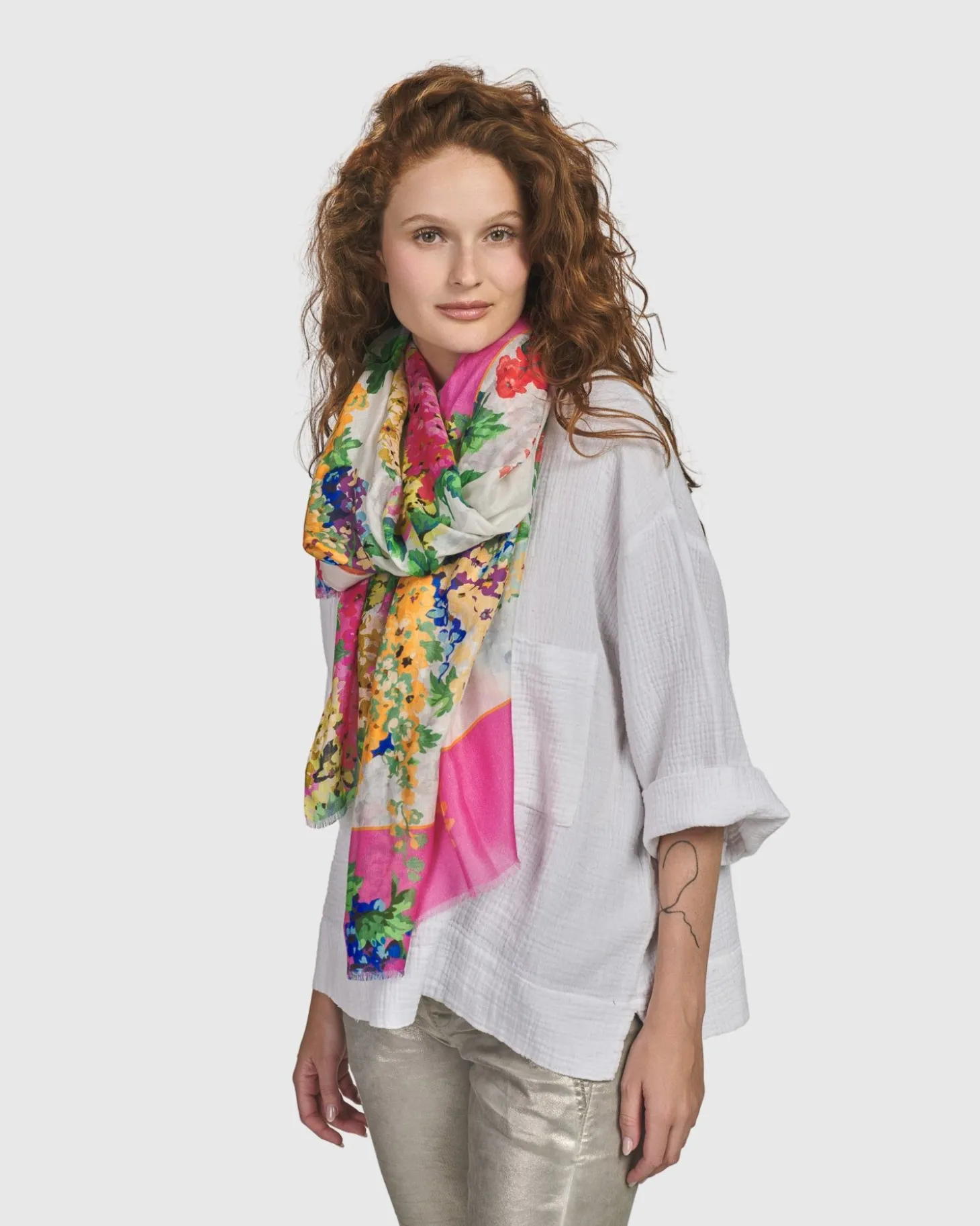 Women Alembika Wisteria Scarf, Lavender