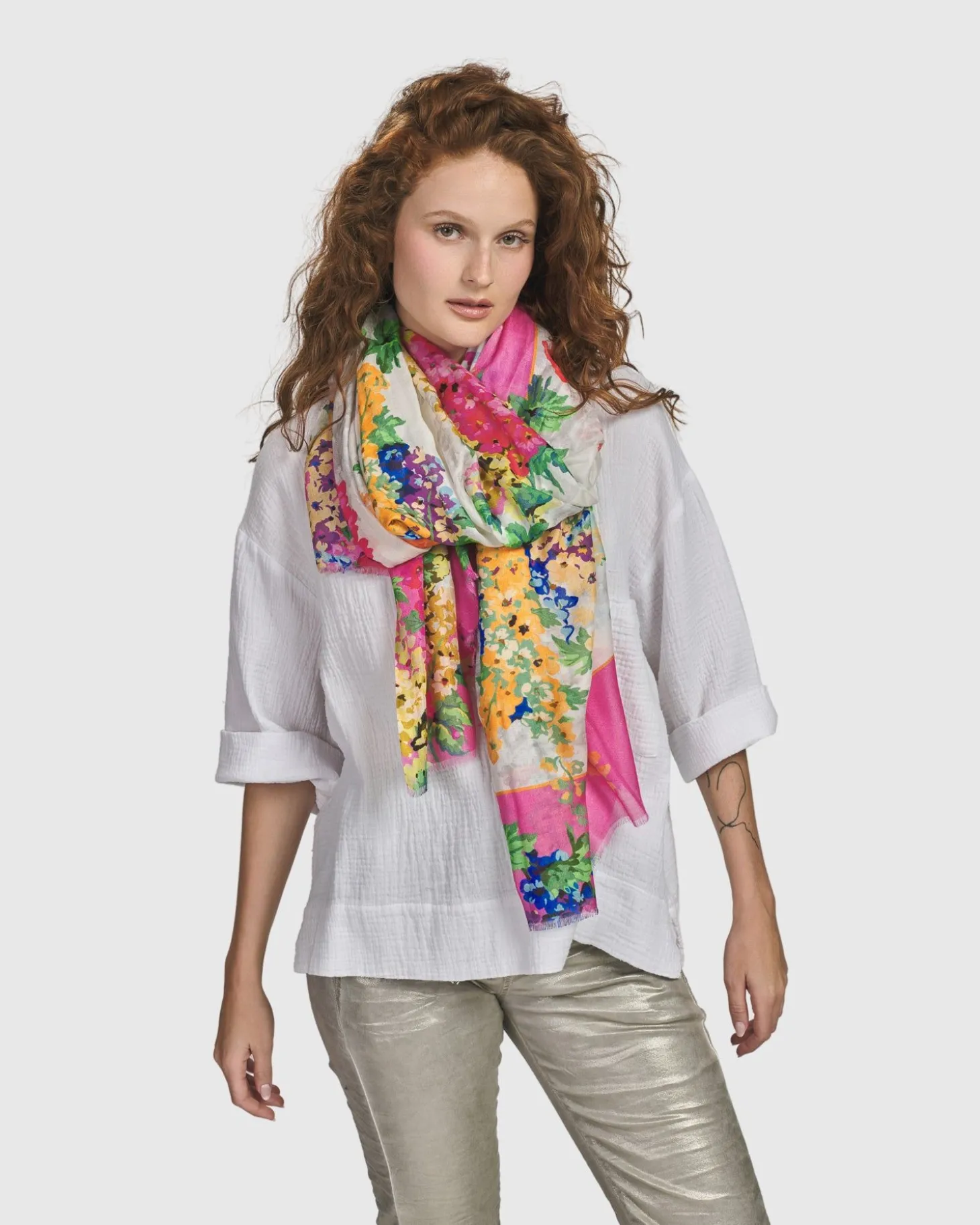 Women Alembika Wisteria Scarf, Lavender