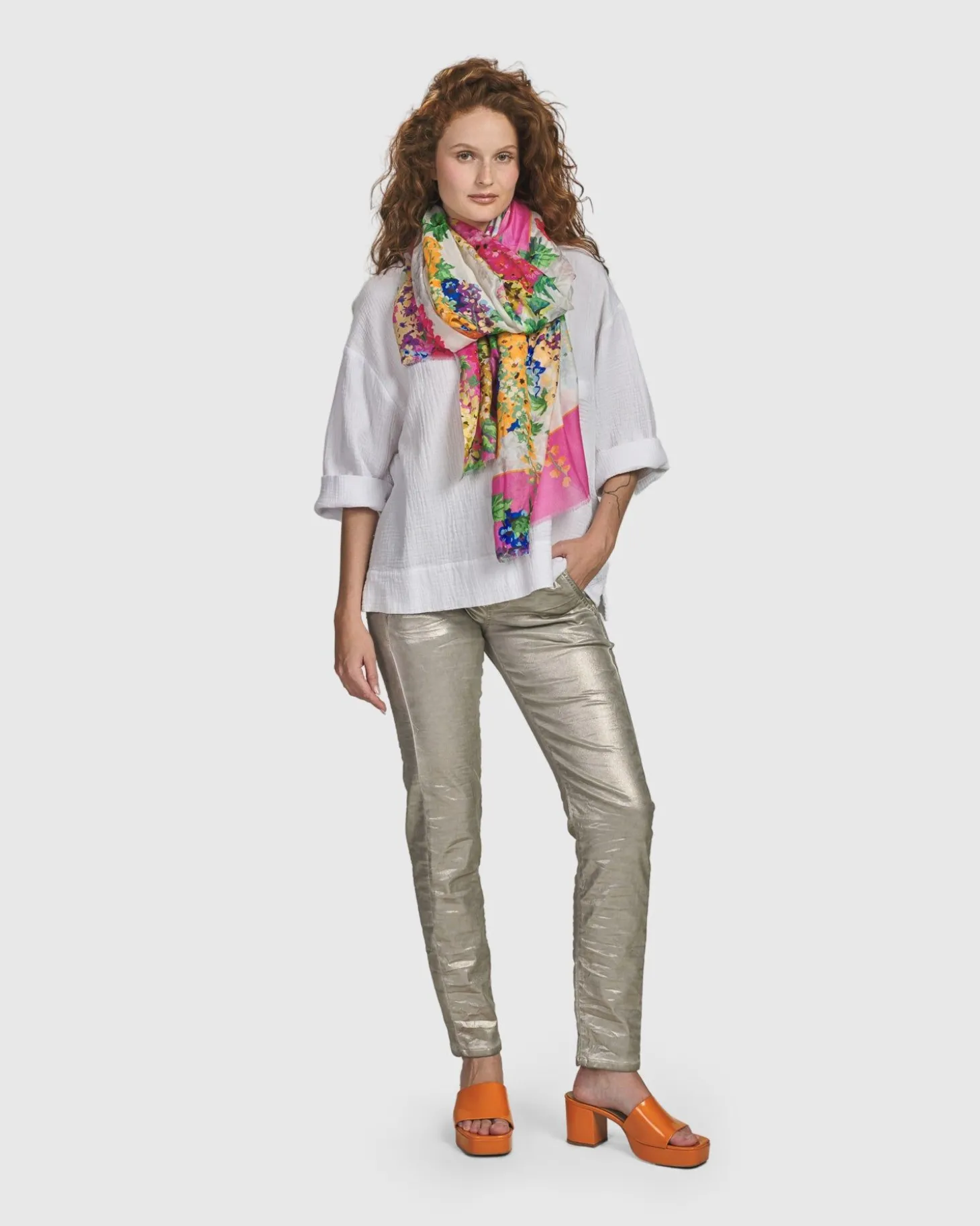 Women Alembika Wisteria Scarf, Lavender