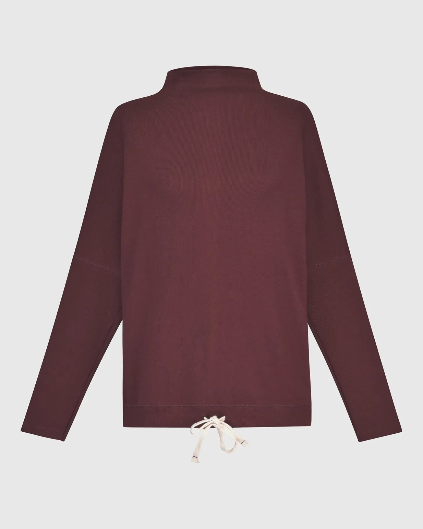 Women Alembika Zen Drawstring Sweatshirt, Wine